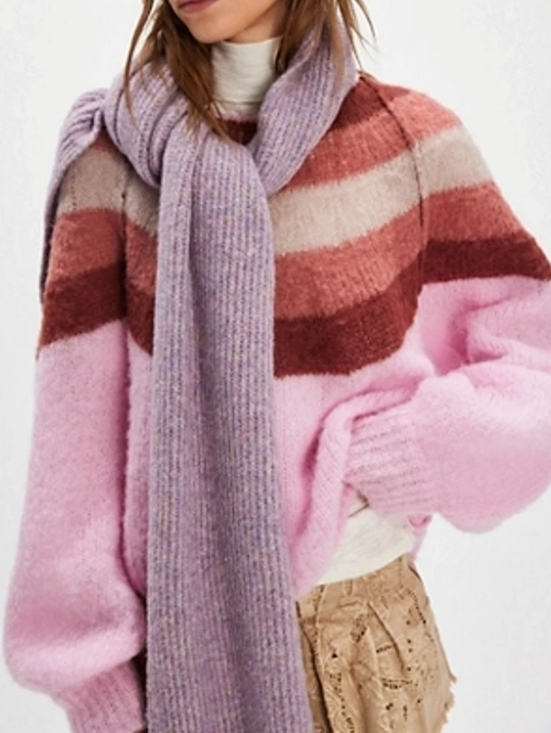 Free People Accessories - Free People NWT Hit The Ground Scarf In Purple OS